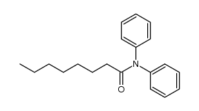 N,N-二苯基辛酰胺 结构式