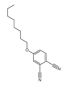 4-辛氧基邻苯二甲腈 结构式