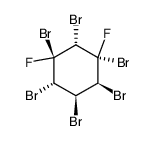 1,3-二氟-1,2,3,4,5,6-六溴环己烷 结构式