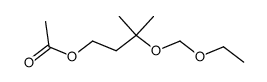 3-(乙氧基甲氧基)-3-甲基-1-丁醇乙酸酯 结构式