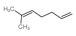 6-甲基-1,5-庚二烯 结构式