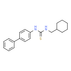1-([1,1'-联苯]-4-基)-3-(环己基甲基)硫脲 结构式