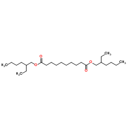 癸二酸二异辛酯 结构式