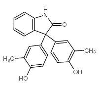 靛红联二甲酚 结构式