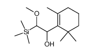 α-(methoxy(trimethylsilyl)methyl)-2,6,6,-trimethyl-1-cyclohexenemethanol 结构式