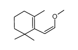 Cyclohexene, 2-(2-methoxyethenyl)-1,3,3-trimethyl-, (Z)- (9CI) 结构式