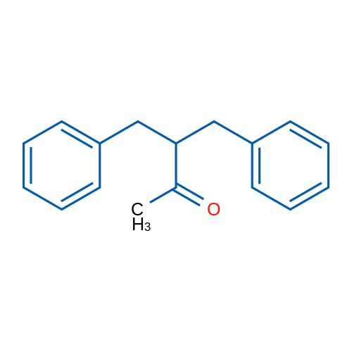 3-苄基-4-苯基-2-丁酮 结构式