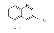 3,5-二甲基喹啉 结构式