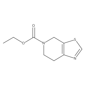 6,7-二氢噻唑并[5,4-c]吡啶-5(4H)-羧酸乙酯 结构式