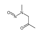 1-(甲基亚硝基氨基)-2-丙酮 结构式