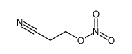 2-氰基乙基硝酸酯 结构式