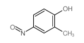 2-甲基-4-亚硝基苯酚 结构式