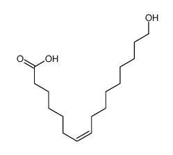 7-Hexadecenoic acid, 16-hydroxy-, (Z)- 结构式