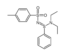 N-[二乙氨基(苯基)-λ⁴-亚磺酰基]-4-甲基苯磺酰胺 结构式