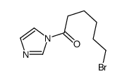6-溴-1-咪唑-1-基己-1-酮 结构式
