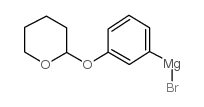 溴[3-(四氢-2H-吡喃-2-基氧基)苯基]镁 结构式
