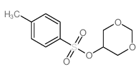 对甲苯磺酸-1,3-二氧六环-5-基酯 结构式