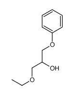 1-乙氧基-3-苯氧基-2-丙醇 结构式