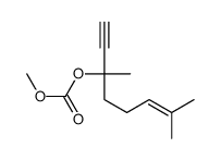Carbonic acid, 1-ethynyl-1,5-dimethyl-4-hexen-1-yl methyl ester 结构式