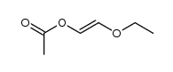 (E)-2-乙氧基乙烯基乙酸酯 结构式