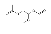 1-乙氧基-1,2-乙二醇二乙酸酯 结构式