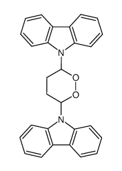 3,6-二(9-咔唑基)-1,2-二氧六环 结构式