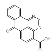 7-氧代-7H-苯并[e]嘧啶-4-羧酸 结构式