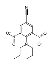 4-(二丙基氨基)-3,5-二硝基苯甲腈 结构式
