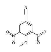 4-甲氧基-3,5-二硝基苯甲腈 结构式