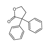 α,α-二苯基-γ-丁内酯 结构式
