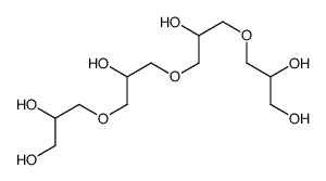 1,2-Propanediol, 3,3'-[oxybis[(2-hydroxy-3,1-propanediyl)oxy]]bis- 结构式