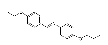 N,1-双(4-丙氧基苯基)甲亚胺 结构式
