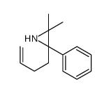 2-(3-丁烯-1-基)-3,3-二甲基-2-苯基氮丙啶 结构式