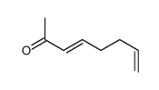 (3E)-3,7-Octadiene-2-one 结构式