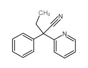 2-苯基-2-吡啶-2-丁腈 结构式