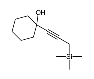 1-(3-三甲基硅基丙-1-炔-1-基)环己醇 结构式
