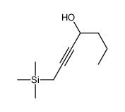 1-三甲基硅基-2-庚炔-4-醇 结构式