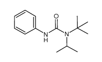 1-叔丁基-1-异丙基-3-苯基脲 结构式