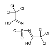Acetamide, N,N'-sulfonylbis[2,2,2-trichloro- 结构式