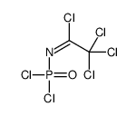 Ethanimidoyl chloride, 2,2,2-trichloro-N-(dichlorophosphinyl)- 结构式
