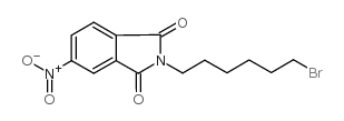 2-(6-溴己基)-5-硝基异吲哚啉-1,3-二酮 结构式