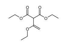 Propanedioic acid, 2-(1-ethoxyethenyl)-, 1,3-diethyl ester 结构式