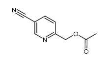 6-乙酰氧基甲基烟腈 结构式
