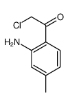 1-(2-氨基-4-甲基苯基)-2-氯乙烷酮 结构式