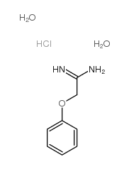 2-苯氧基乙烷亚胺酰胺盐酸盐二水合物 结构式