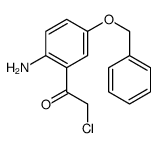 1-(2-氨基-5-苄氧基苯基)-2-氯乙酮 结构式