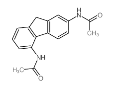 N,N'-芴-2,5-亚基二乙酰胺 结构式