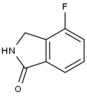 4 - 氟 - 2,3 - 二氢 - 异吲哚 - 1 - 酮 结构式