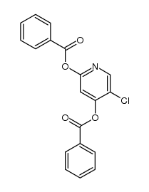 5-氯-2,4-吡啶二基二苯甲酸酯 结构式