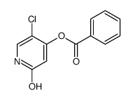 5-氯-2-氧代-1H-吡啶-4-基苯甲酸酯 结构式